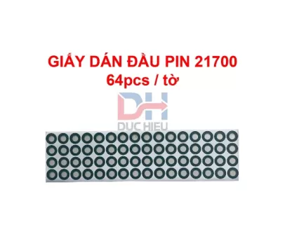 Giấy dán đầu Cell Pin 18650, 21700, 32140, 33140 cách điện cách nhiệt